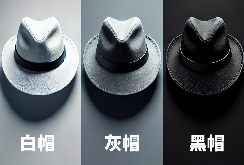 白帽、灰帽、黑帽SEO